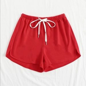 Red shorts